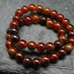 Garnet Hessonite Genuine Bracelet ~ 7 Inches ~ 4mm Round Beads