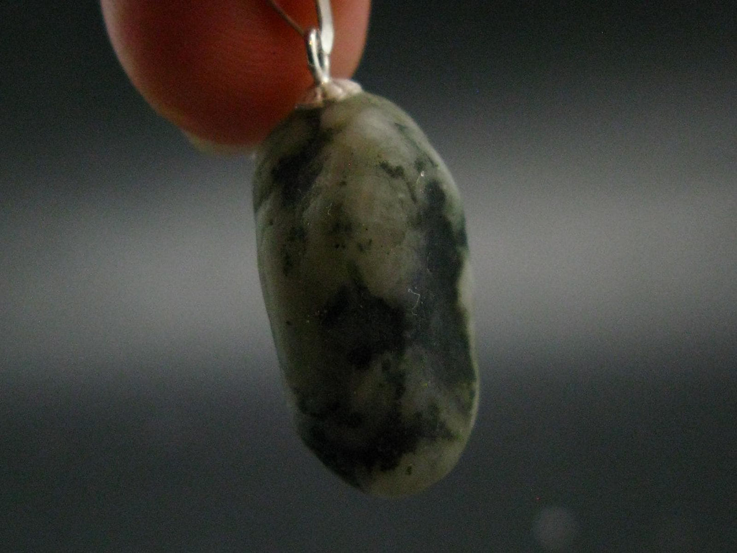 Phenakite Phenacite Tumbled Silver Pendant From Russia - 1.1" - 5.0 Grams