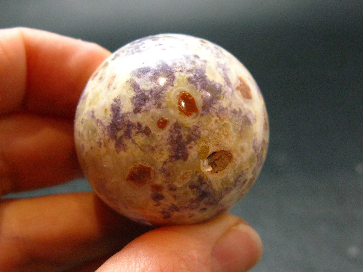 Natural Tiffany Stone Violet Opal polished Sphere Ball from USA - 1.3" - 50.08 Grams