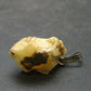 Natural Unpolished Rough Opal With Play of Color 925 Silver Pendant from Ethiopia - 1.0" - 1.61 Grams