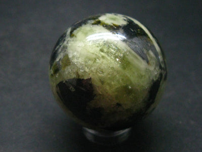 Green Apatite sphere from Russia - 71 Grams - 1.4"