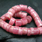 Rhodochrosite Genuine Bracelet ~ 7 Inches ~ 8mm Rondelle Beads
