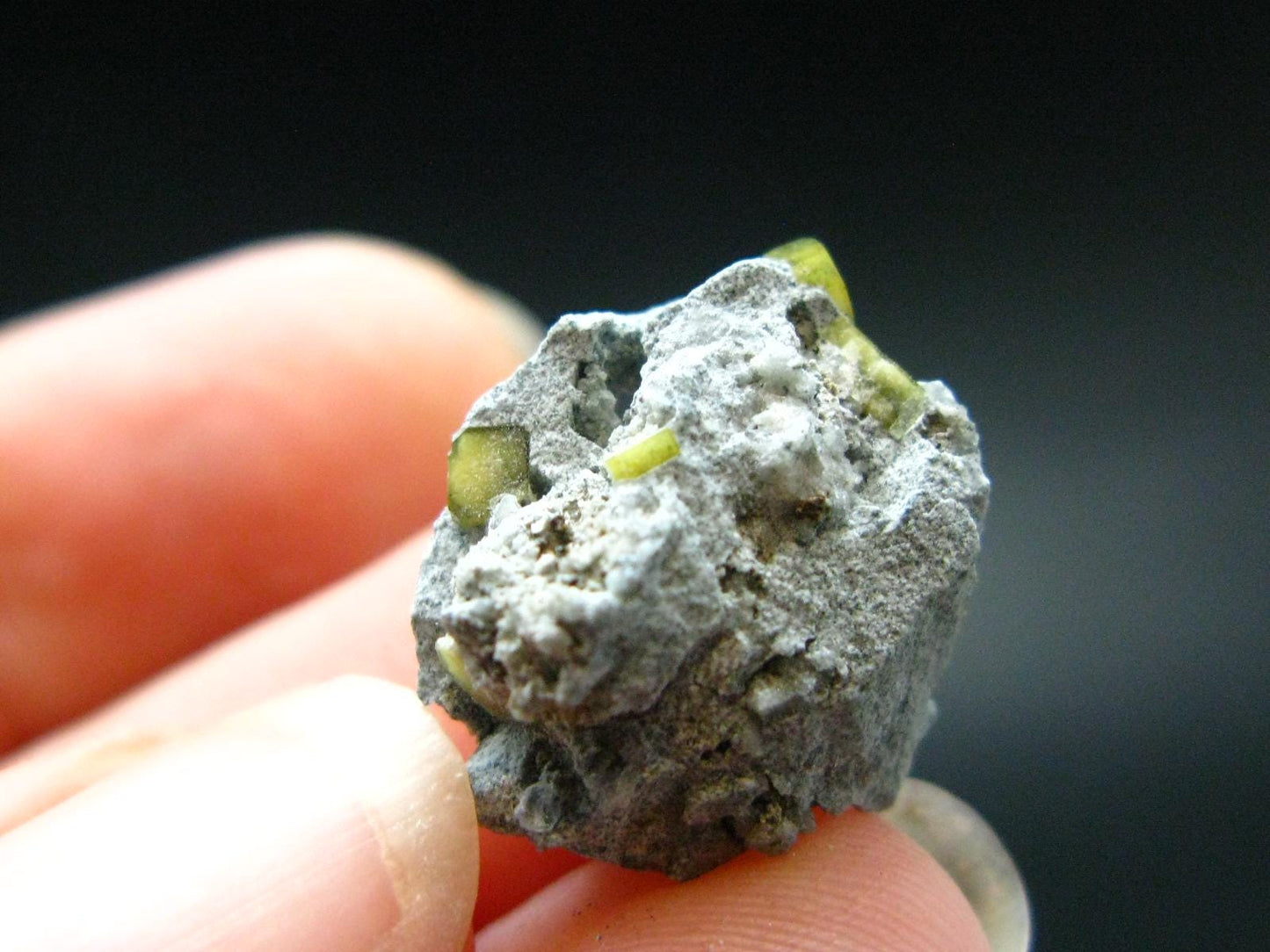 Very Rare Narsarsukite Cluster From Canada - 0.7" - 1.83 Grams