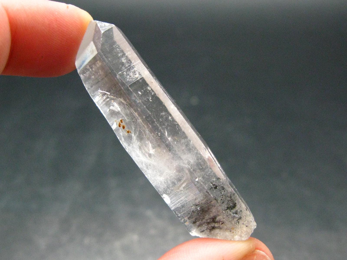 Nice Tibetan Black Quartz Tumbled Stone from Tibet - 2.0" - 12.0 Grams