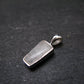 Raw Rare Natrolite Crystal Silver Pendant From Russia - 0.7" - 1.18 Grams