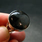 Very Rare Nuumite Nuummite Sterling Silver Plated Ring from Greenland - 5.39 Grams - Size 7
