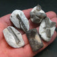 Fairy Cross!! Lot of 5 Dark Chocolate Staurolite Crystals from Russia
