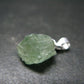 Extremely Rare Raw Gem Green Kornerupine Silver Pendant Crystal From Tanzania - 1.74 Grams - 0.7"