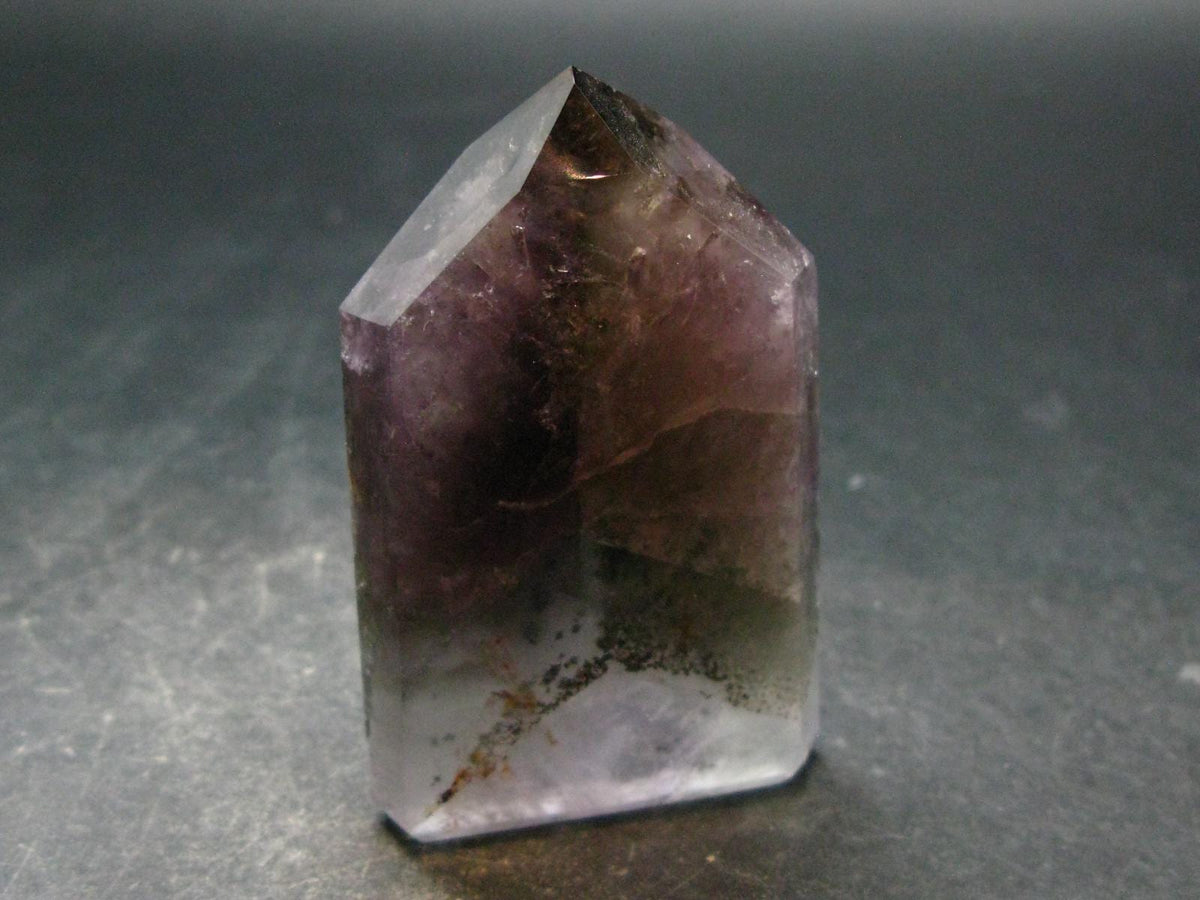 Cacoxenite Amethyst Polished Crystal From Brazil - 2.8"