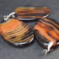 Lot of 3 Natural Agate Pendants - 70.2 Grams