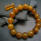 Heliodor Deep Golden Beryl Genuine Bracelet ~ 7 Inches ~ 12mm Round Beads