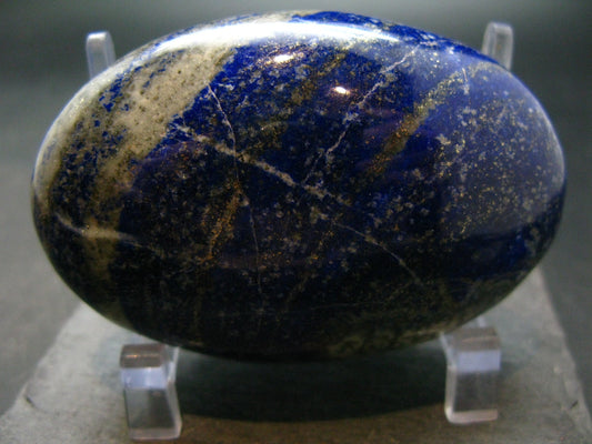 Lapis Lazuli Lazurite Tumbled Stone From Afghanistan - 3.1"