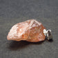 Romancing the Sunstone!! Raw Sunstone Silver Pendant From Tanzania - 1.0"