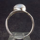 Natural Oval Shaped Glow From Inside Moonstone 925 Silver Ring - Size 8 - 2.6 Grams