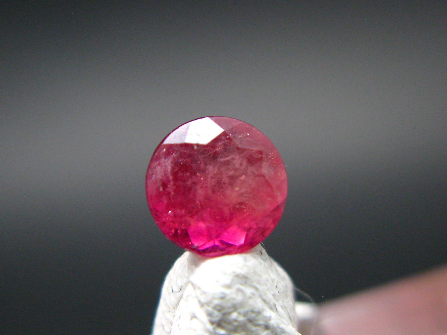 Beautiful Rare Gem Bixbite Red Beryl Emerald Cut Stone From Utah USA - 0.42 Carats - 4.4x4.4mm