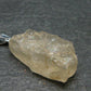 Rare Sanadine Golden Orthoclase Crystal Pendant From Madagascar - 1.3" - 4.51 Grams