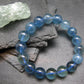 AAA Grade Gem Santa Maria Aquamarine Genuine Bracelet ~ 7.5 Inches ~ 12mm Round Beads