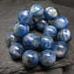 Blue Kyanite Genuine Bracelet ~ 7 Inches ~ 12mm Round Beads