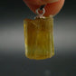 Gem Heliodor Golden Beryl Silver Pendant From Tajikistan - 10.0 Carats - 2.0"