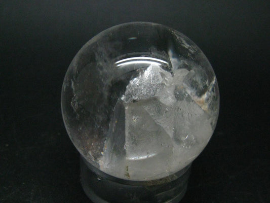 Genuine Clear Manifestation Quartz Sphere Ball from Brazil - 1.6" - 96 Grams