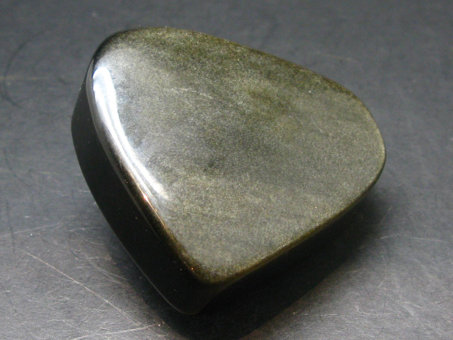 Black Obsidian Heart From Mexico - 2.1"