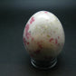 Large Cinnabar in Quartz Egg from Peru - 131.54 Grams - 2.0"