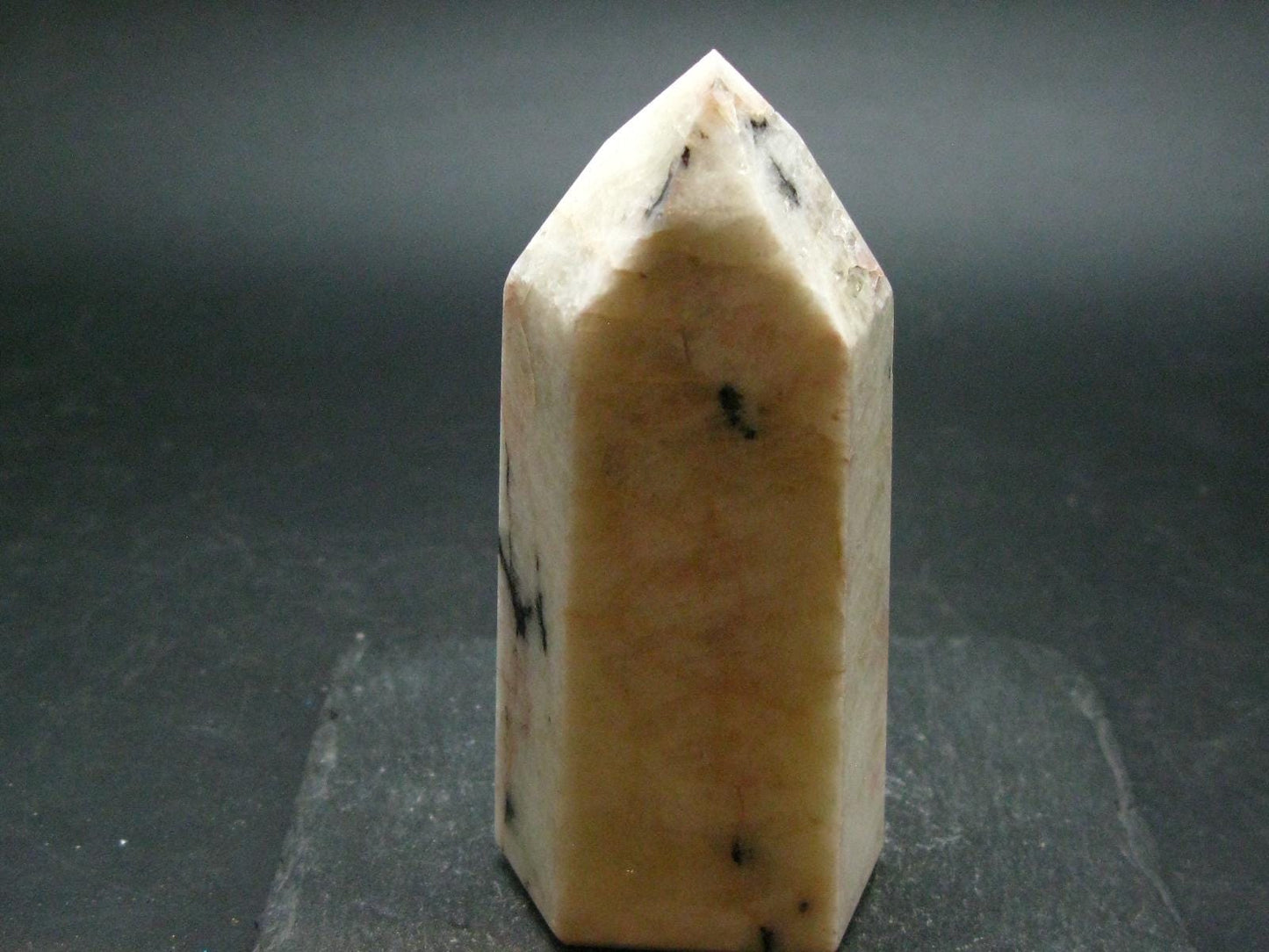 Nice Golden Amblygonite Obelisk from Brazil - 211.38 Grams - 3.4"
