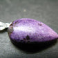 Rare Silver Stichtite Pendant from Australia - 1.1"