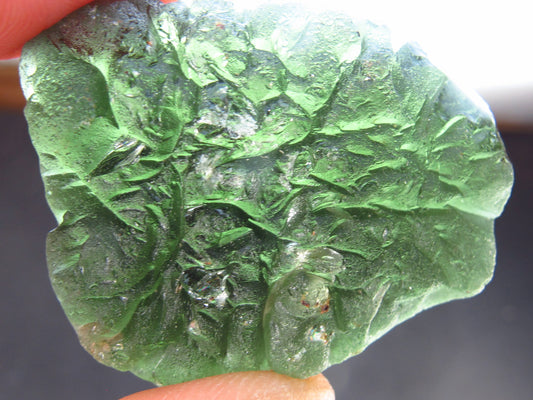 Moldavite Tektite Raw Piece from Czech Republic - 1.6" - 121 Carats - 24.2 Grams