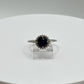 Blue Sapphire Ring | Genuine Sapphire Solitaire | Sterling Silver Gemstone Jewelry | September Birthstone - Size 8.5