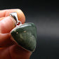 Nice Polished Seraphinite Clinochlore Stalactite Silver Plated Pendant From Russia - 1.2" - 5.08 Grams