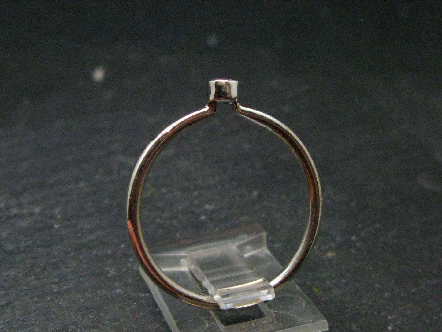 Genuine Alexandrite Gem Silver Ring From Russia - Size 10 - 1.62 Grams