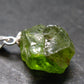 Peridot Olivine Pendant in SS From Arizona - 0.8" - 2.31 Grams