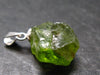 Peridot Olivine Pendant in SS From Arizona - 0.8" - 2.31 Grams