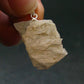 Natrolite Sterling Silver Pendant Necklace From Indonesia - 1.1" - 2.34 Grams