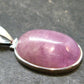 Gem Kunzite Silver Pendant From Brazil - 1.4"