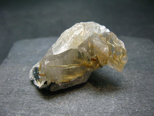 Large Rutilated Smoky Quartz Crystal from Brazil - 1.7" - 22.60 Grams