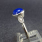 Lapis Lazuli Silver Ring From Afghanistan - 4.0 Grams - Size 9.25