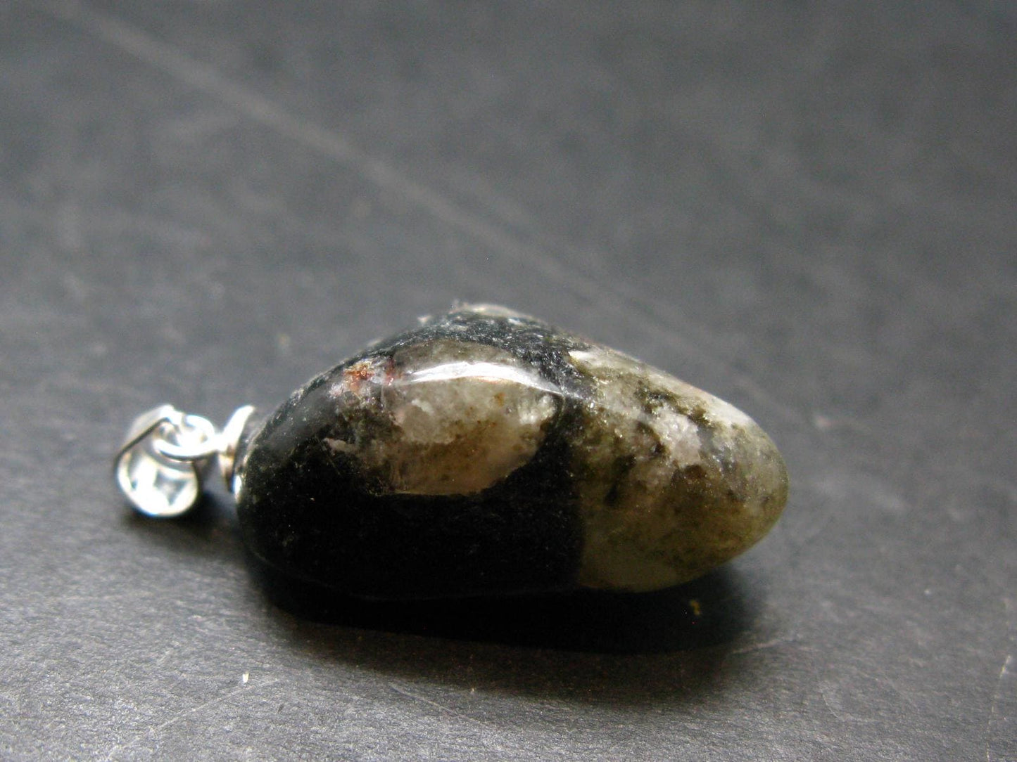 Phenakite Phenacite Crystal Silver Pendant From Russia - 1.1" - 5.55 Grams