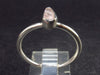 Pink Beryl!! Natural Raw Morganite Silver Ring From Brazil - Size 10 - 2.17 Grams