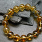 Citrine Genuine Unheated Bracelet ~ 7 Inches ~ 12mm Round Beads
