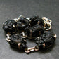 Tibetan Tektite Silver Bracelet ~ 8 Inches ~ 22.43 Grams