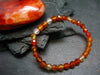 Carnelian Genuine Bracelet ~ 7 Inches ~ 6mm Facetted Beads