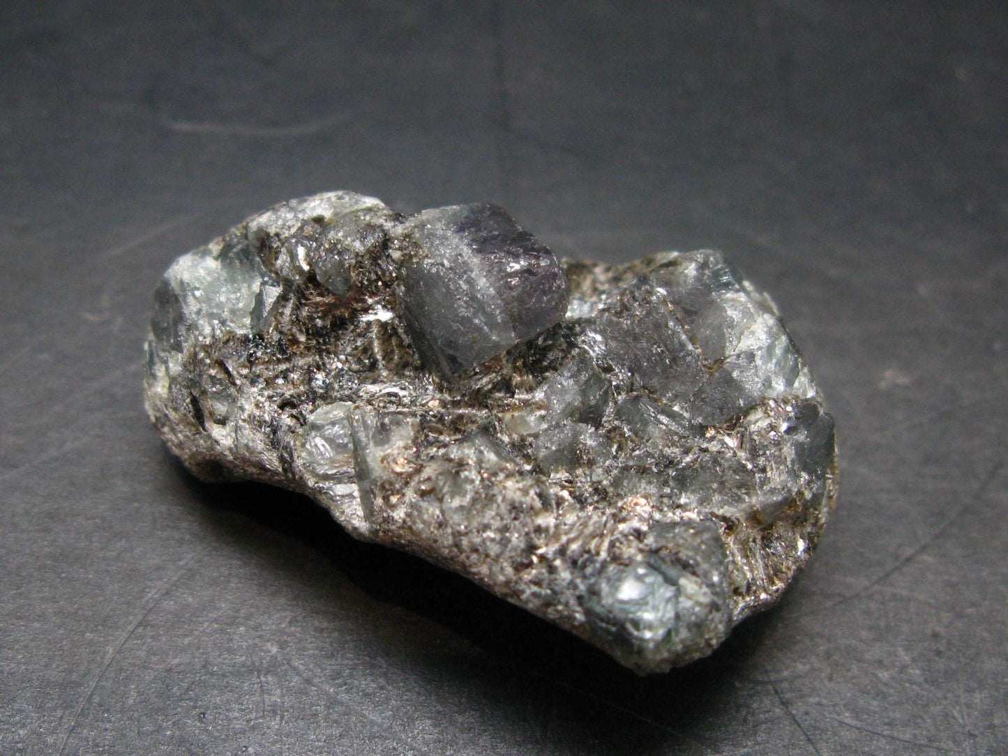 Great Color Change Alexandrite Chrysoberyl Cluster From Russia - 1.8"