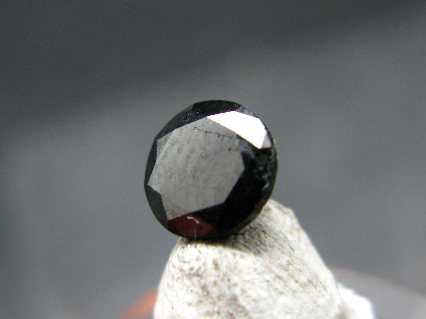 Rare Genuine Black Diamond Cut Stone From Congo - 0.71 Carats
