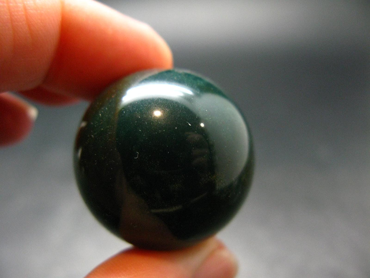 Bloodstone Sphere From India - 1.1" - 31.53 Grams
