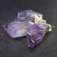 Lot of 3 Natural Raw Amethyst Pendants from Brazil