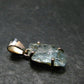 Fantastic Gemmy Aquamarine Crystal Silver Pendant From Brazil - 0.9" - 1.55 Grams