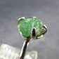 Tsavorite Gem Green Garnet Sterling Silver Ring from Tanzania - 2.61 Grams - Size 8.5