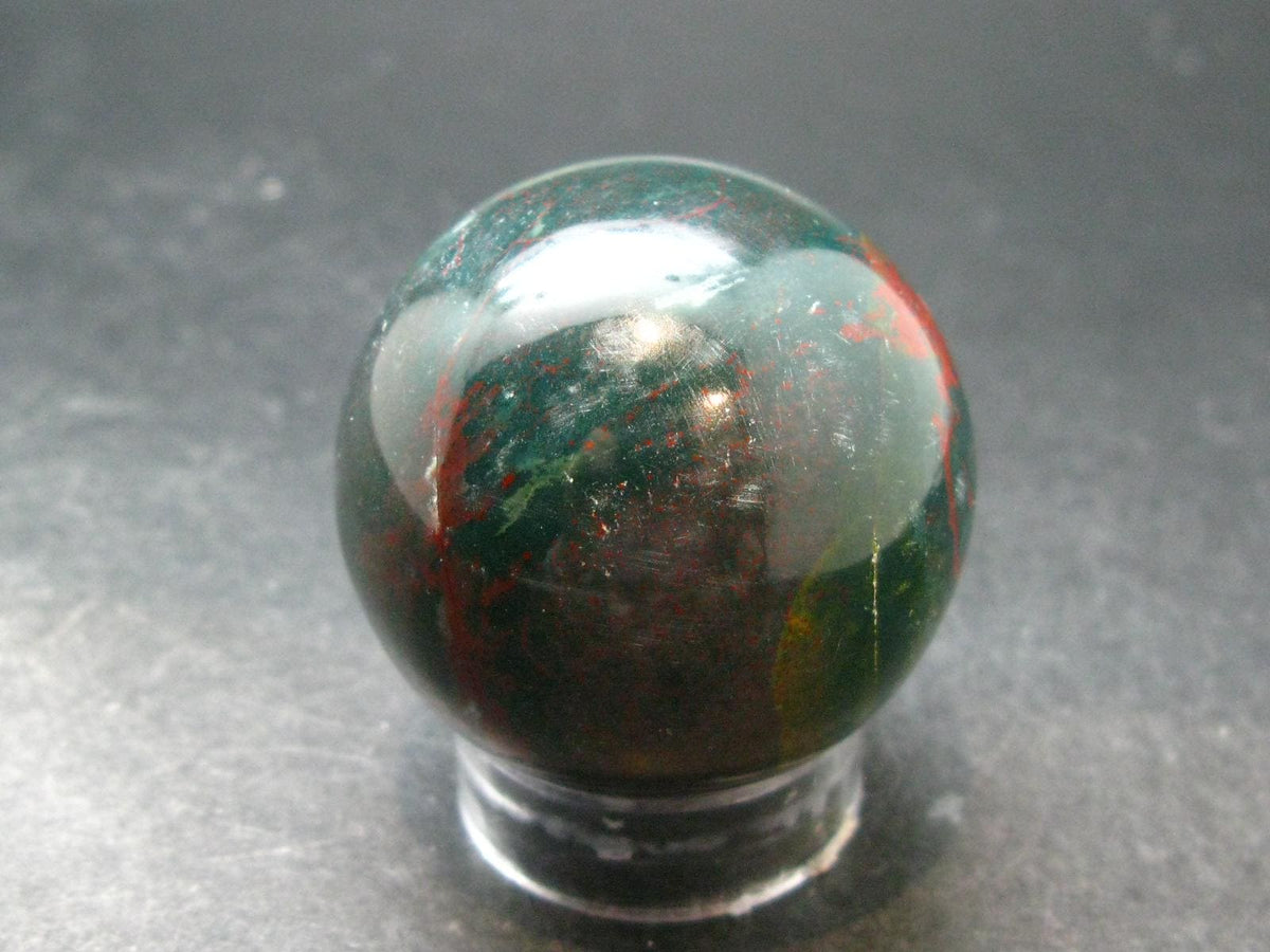 Bloodstone Sphere From India - 1.8" - 134.18 Grams